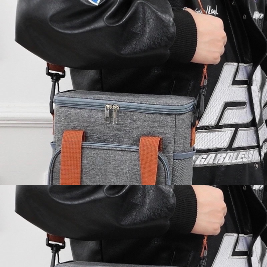 Bolsa Térmica Com Alça De Mão E Lateral Isolamento Térmico Eficiente